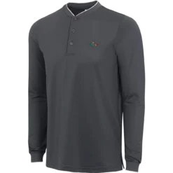 Long Sleeve Baseball Collar Pique Shark Polo