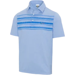 Engineered Wave Stripe Polo