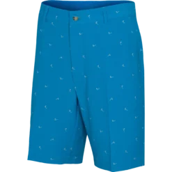 Flag Stick Print 10" Stretch Short